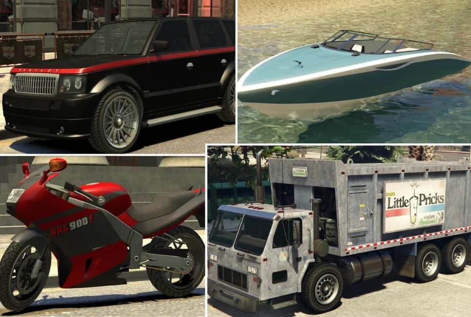 GTAIV Vehicles