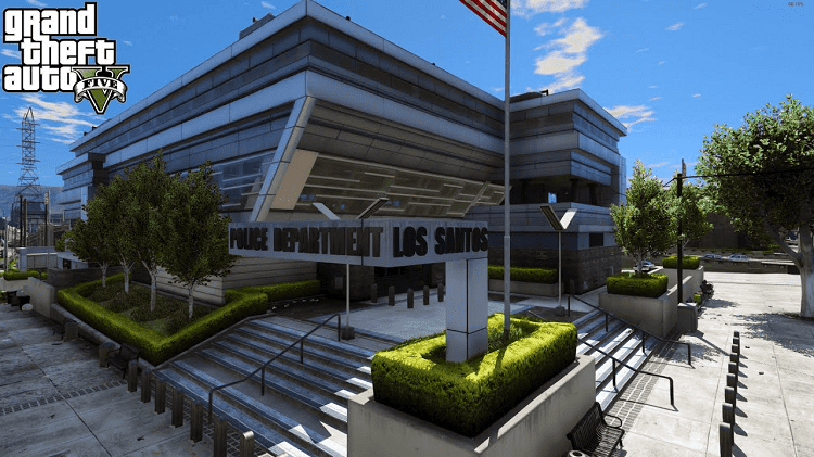 grand theft auto 5 police station